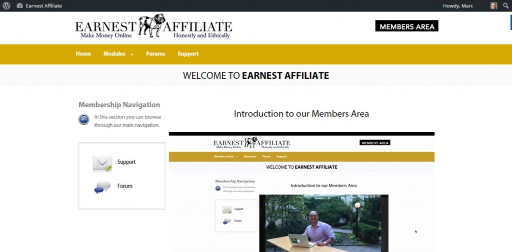 does earnest affiliate work