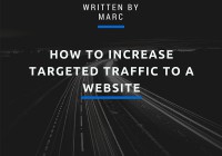 How to increase traffic to a website