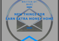 New Things for Earn Extra Money Home